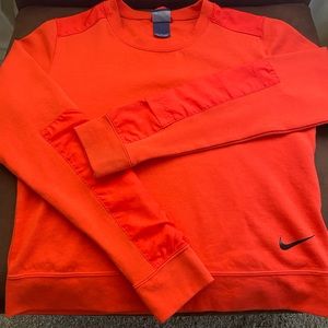 Nike orange Pullover size Small